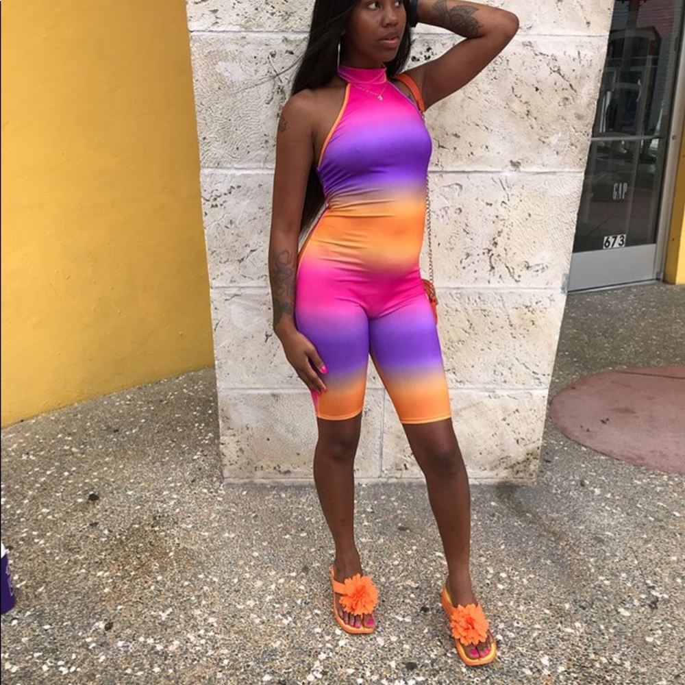 Colorful one piece